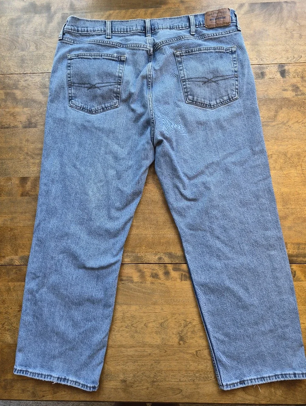 Levi's Jeans Mens 40x28 Signature Gold Relaxed Straight Stretch Denim Light Wash